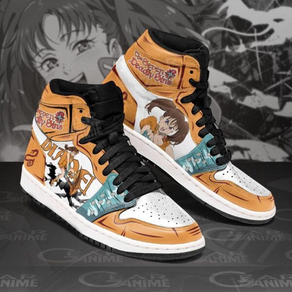 Baskets montantes Air Jordan Diane – Chaussures montantes Seven Deadly Sins – Image 2