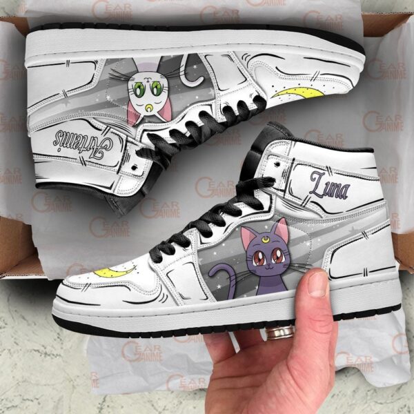 Baskets montantes Air Jordan Luna & Artémis – Chaussures montantes Sailor Moon – Image 2