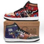 Baskets montantes Air Jordan Luffy vs Kaido – Chaussures montantes One Piece