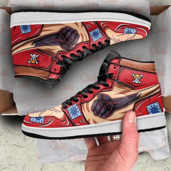 Baskets montantes Air Jordan Luffy Haki – Chaussures montantes One Piece – Image 4
