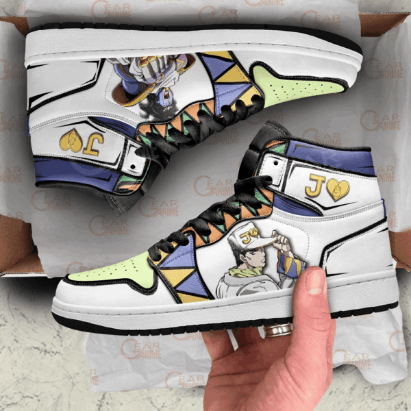 Baskets montantes Air Jordan Jotaro Kujo – Chaussures montantes JoJo's Bizarre Adventure – Image 2