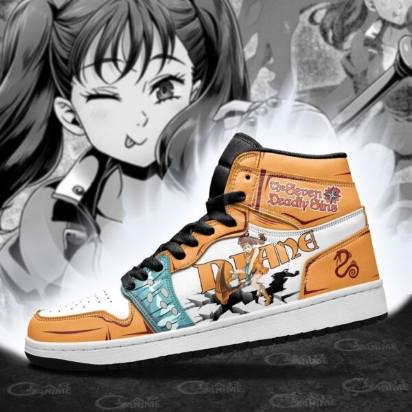 Baskets montantes Air Jordan Diane – Chaussures montantes Seven Deadly Sins – Image 3