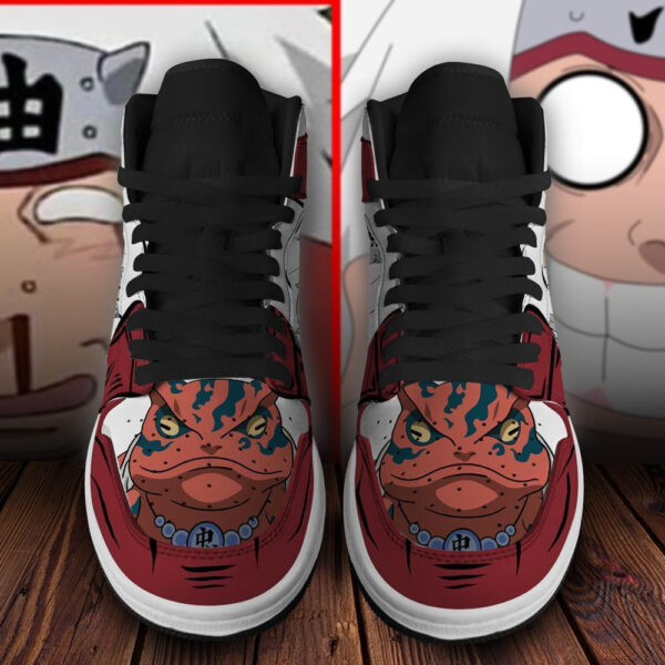 Baskets montantes Air Jordan Jiraya – Chaussures montantes Naruto – Image 4