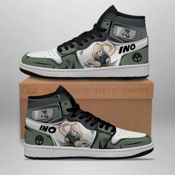 Baskets montantes Air Jordan Ino Yamanaka – Chaussures montantes Naruto – Image 2