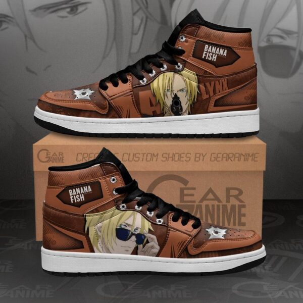 Baskets montantes Air Jordan Ash Lynx – Chaussures montantes Banana Fish