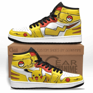 Baskets montantes Air Jordan Pikachu – Chaussures montantes Pokémon