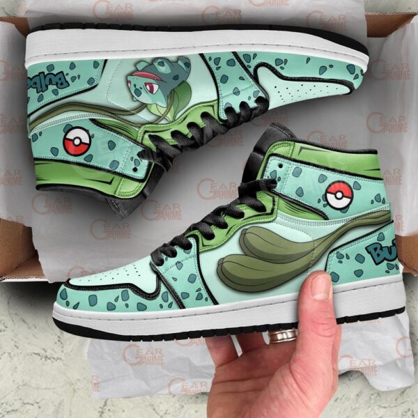 Baskets montantes Air Jordan Bulbizarre – Chaussures montantes Pokémon – Image 2