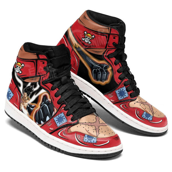 Baskets montantes Air Jordan Monkey D. Luffy – Chaussures montantes One Piece – Image 3