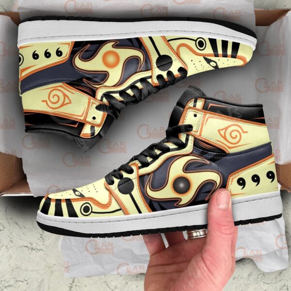 Baskets montantes Air Jordan Naruto Bijuu – Chaussures montantes Naruto – Image 2