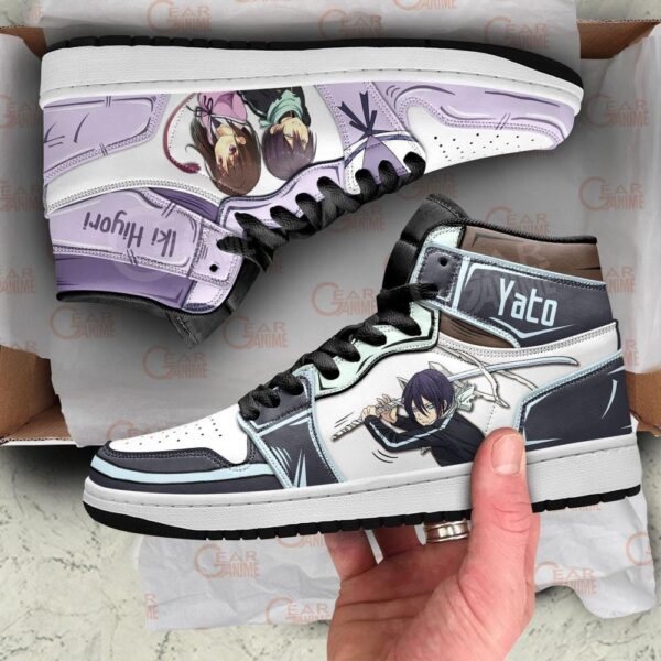 Baskets montantes Air Jordan Yato et Hiyori Iki – Chaussures montantes Noragami – Image 2
