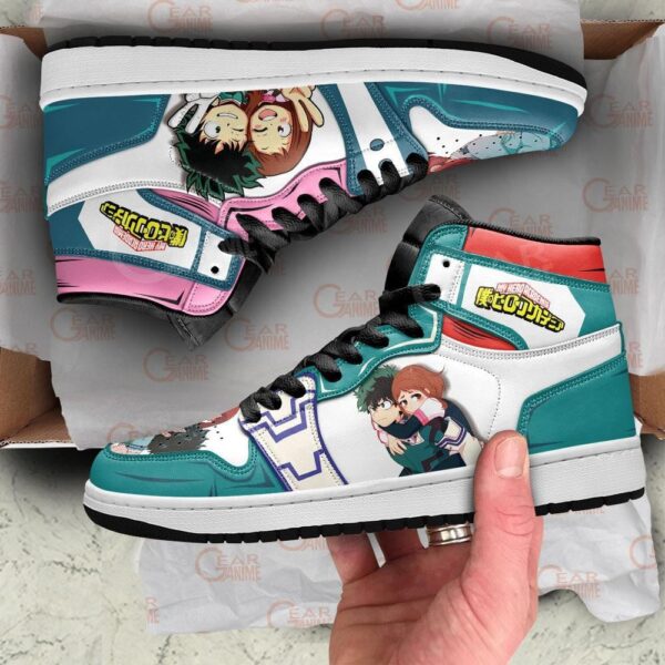 Baskets montantes Air Jordan Izuku et Uraraka – Chaussures montantes My Hero Academia – Image 4