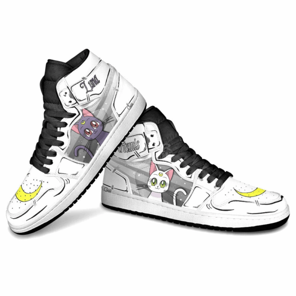 Baskets montantes Air Jordan Luna & Artémis – Chaussures montantes Sailor Moon – Image 4