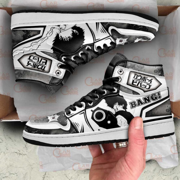 Baskets montantes Air Jordan Spike Spiegel – Chaussures montantes Cowboy Bebop – Image 2