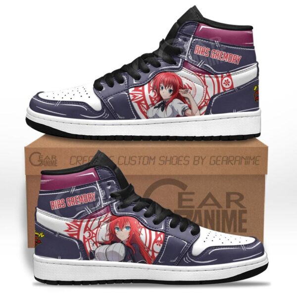 Baskets montantes Air Jordan Rias Gremory – Chaussures montantes High School DxD