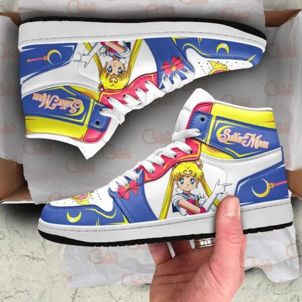 Baskets montantes Air Jordan Sailor Moon – Chaussures montantes Sailor Moon – Image 4