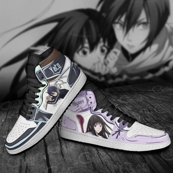 Baskets montantes Air Jordan Yato et Hiyori Iki – Chaussures montantes Noragami – Image 3