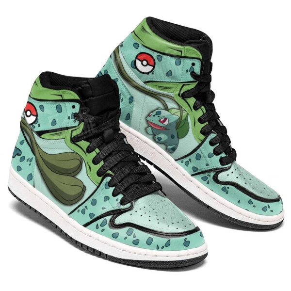 Baskets montantes Air Jordan Bulbizarre – Chaussures montantes Pokémon – Image 4