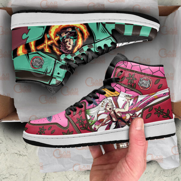 Baskets montantes Air Jordan Tanjiro vs Daki – Chaussures montantes Demon Slayer – Image 2