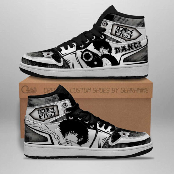 Baskets montantes Air Jordan Spike Spiegel – Chaussures montantes Cowboy Bebop – Image 3
