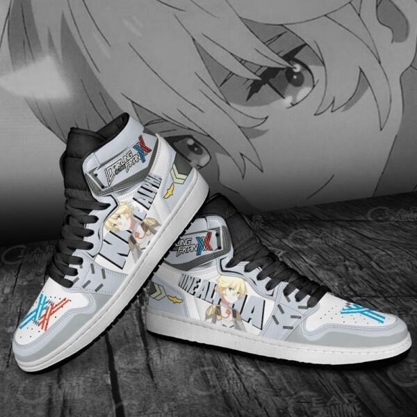 Baskets montantes Air Jordan Nine Alpha – Chaussures montantes Darling in the Franxx – Image 2