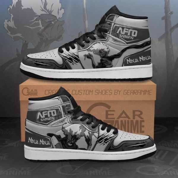 Baskets montantes Air Jordan Ninja Ninja – Chaussures montantes Afro Samurai