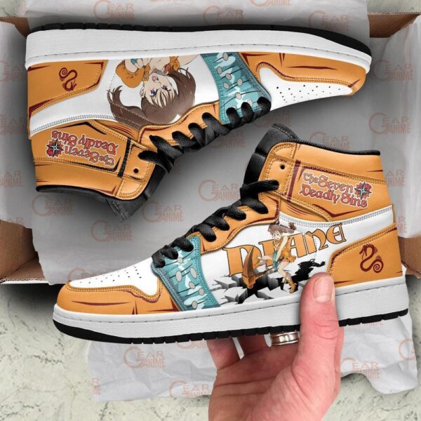 Baskets montantes Air Jordan Diane – Chaussures montantes Seven Deadly Sins – Image 4