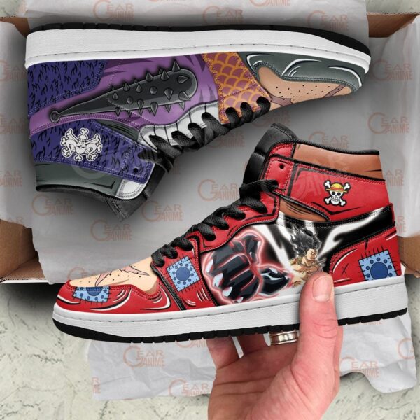 Baskets montantes Air Jordan Luffy vs Kaido – Chaussures montantes One Piece – Image 4
