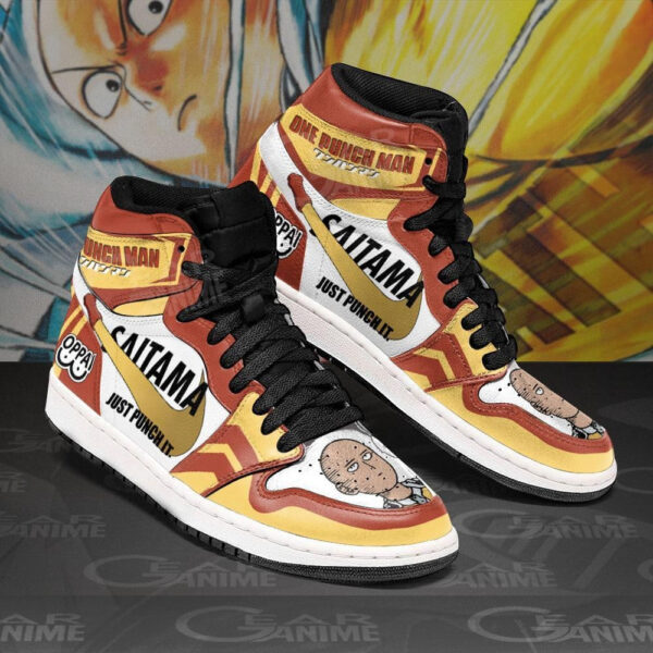 Baskets montantes Air Jordan Saitama – Chaussures montantes One Punch Man – Image 3