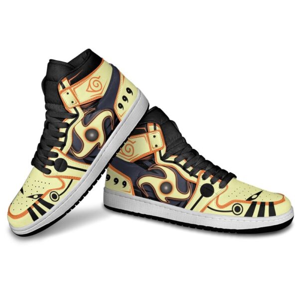 Baskets montantes Air Jordan Naruto Bijuu – Chaussures montantes Naruto – Image 4