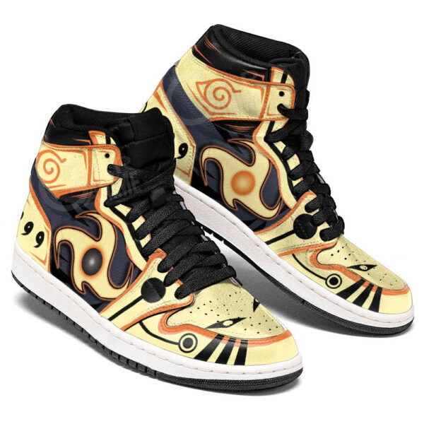 Baskets montantes Air Jordan Naruto Bijuu – Chaussures montantes Naruto – Image 3