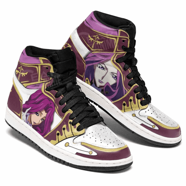 Baskets montantes Air Jordan Cornelia li Britannia – Chaussures montantes Code Geass – Image 4