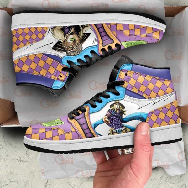 Baskets montantes Air Jordan Gyro Zeppeli – Chaussures montantes JoJo's Bizarre Adventure – Image 2