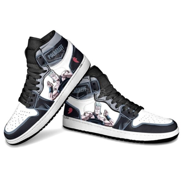 Baskets montantes Air Jordan Jean Pierre Polnareff – Chaussures montantes JoJo’s Bizarre Adventure – Image 4