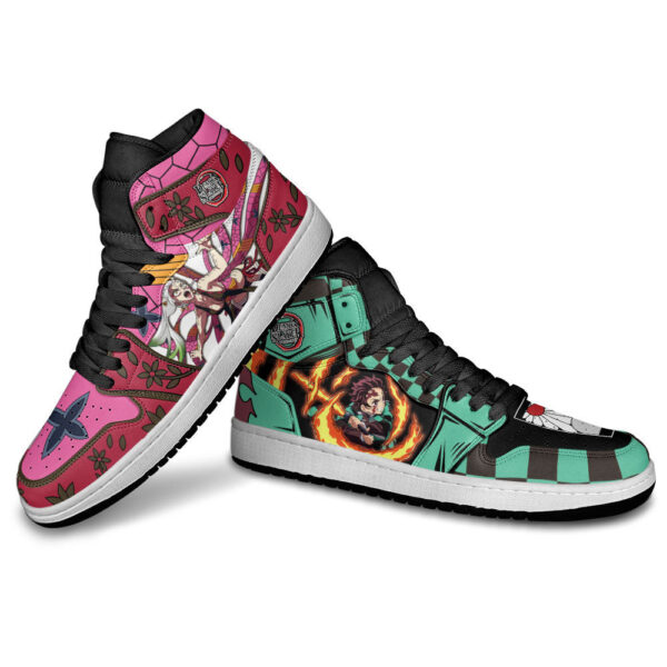 Baskets montantes Air Jordan Tanjiro vs Daki – Chaussures montantes Demon Slayer – Image 3