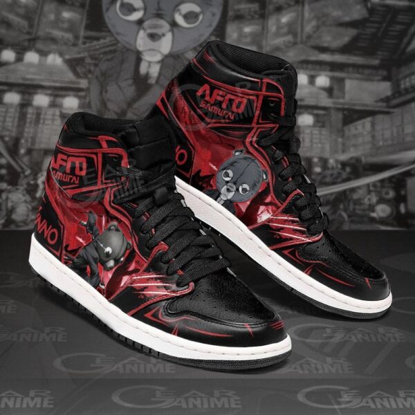 Baskets montantes Air Jordan Jinno – Chaussures montantes Afro Samurai – Image 2