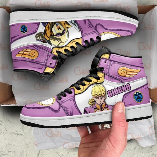 Baskets montantes Air Jordan Giorno Giovanna – Chaussures montantes JoJo's Bizarre Adventure – Image 2
