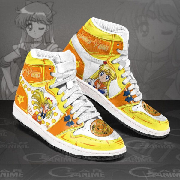 Baskets montantes Air Jordan Sailor Venus – Chaussures montantes Sailor Moon – Image 2