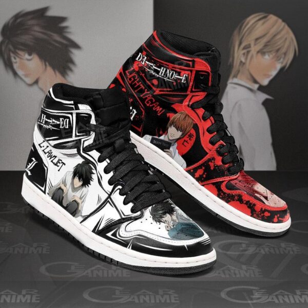 Baskets montantes Air Jordan Light & L – Chaussures montantes Death Note – Image 2