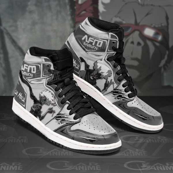 Baskets montantes Air Jordan Ninja Ninja – Chaussures montantes Afro Samurai – Image 2