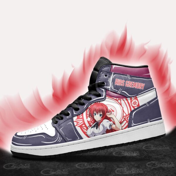 Baskets montantes Air Jordan Rias Gremory – Chaussures montantes High School DxD – Image 4