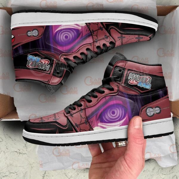 Baskets montantes Air Jordan Madara Uchiha – Chaussures montantes Naruto – Image 2