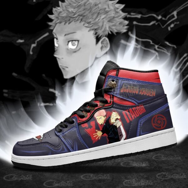 Baskets montantes Air Jordan Yuji Itadori – Chaussures montantes Jujutsu Kaisen – Image 3