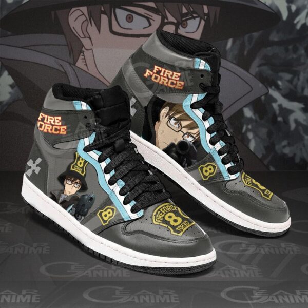 Baskets montantes Air Jordan Takehisa Hinawa – Chaussures montantes Fire Force – Image 2