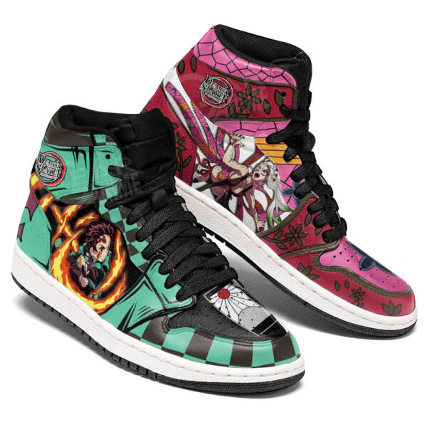 Baskets montantes Air Jordan Tanjiro vs Daki – Chaussures montantes Demon Slayer – Image 4