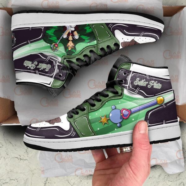 Baskets montantes Air Jordan Sailor Pluto – Chaussures montantes Sailor Moon – Image 3