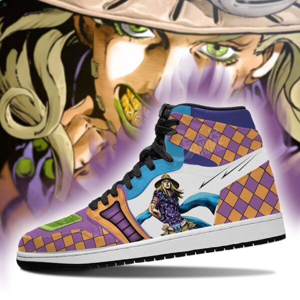 Baskets montantes Air Jordan Gyro Zeppeli – Chaussures montantes JoJo's Bizarre Adventure – Image 4