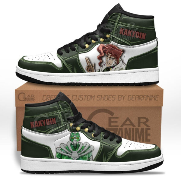 Baskets montantes Air Jordan Noriaki Kakyoin – Chaussures montantes JoJo's Bizarre Adventure
