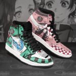 Baskets montantes Air Jordan Tanjiro & Nezuko – Chaussures montantes Demon Slayer