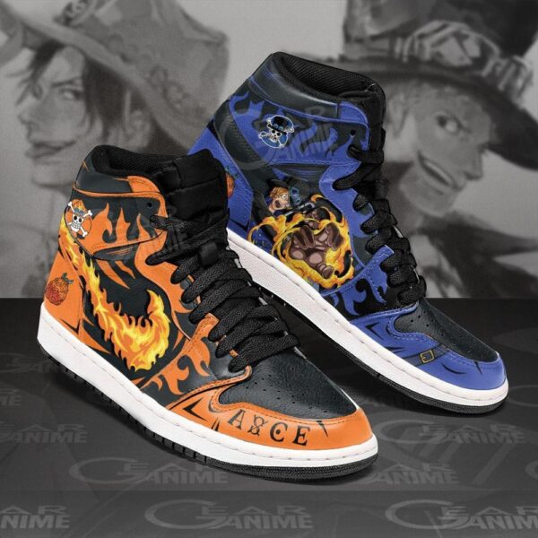 Baskets montantes Air Jordan Sabo & Ace – Chaussures montantes One Piece – Image 2