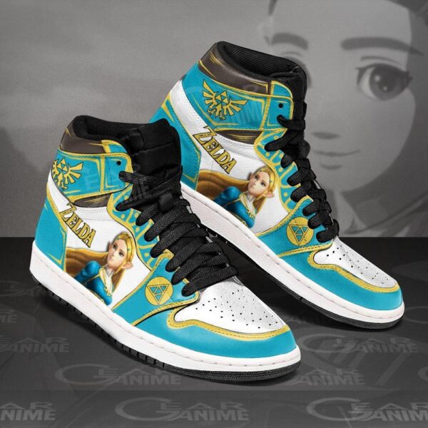 Baskets montantes Air Jordan Princesse Zelda – Chaussures montantes The Legend of Zelda – Image 3